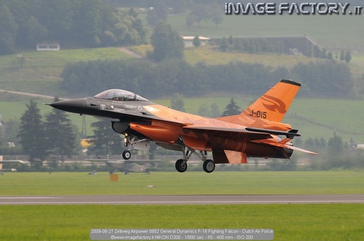 2009-06-27 Zeltweg Airpower 0952 General Dynamics F-16 Fighting Falcon - Dutch Air Force